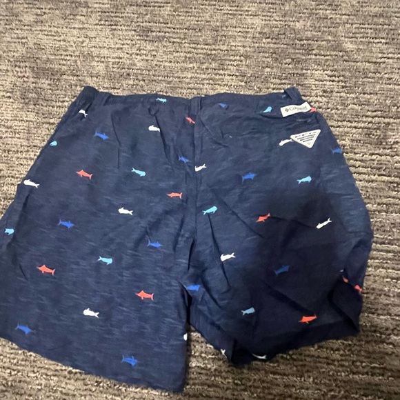 Blue Columbia swim trunks - Picture 3 of 5